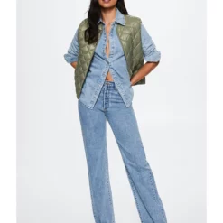 Mango Ultra-Light Quilted Gilet -Mango popular store mango 0220 2126626 5