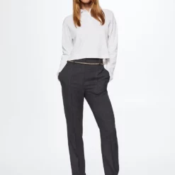 Mango Long-Sleeved Cotton Jersey Polo Shirt 11 Mango Long-Sleeved Cotton Jersey Polo Shirt -Mango popular store mango 0222 4761036 4