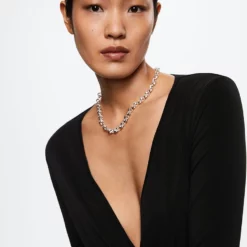 Mango Wrap V-Neckline Top -Mango popular store mango 0224 8271036 3