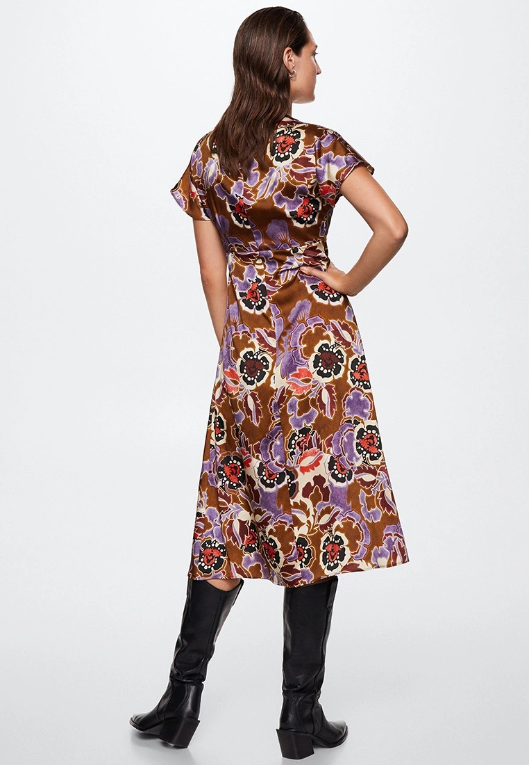 Mango Floral Print Dress 4 Mango Floral Print Dress - Image 2