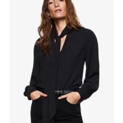 Mango Lace Flowy Blouse