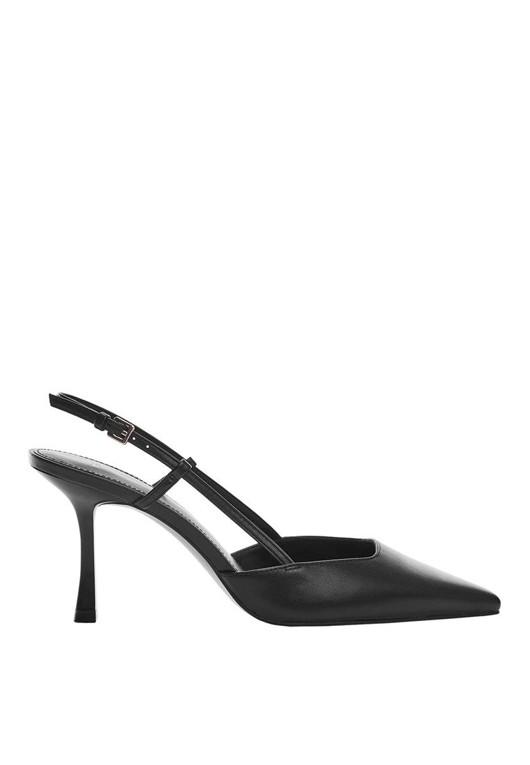Mango Sling Back Leather Heels 3 Mango Sling Back Leather Heels