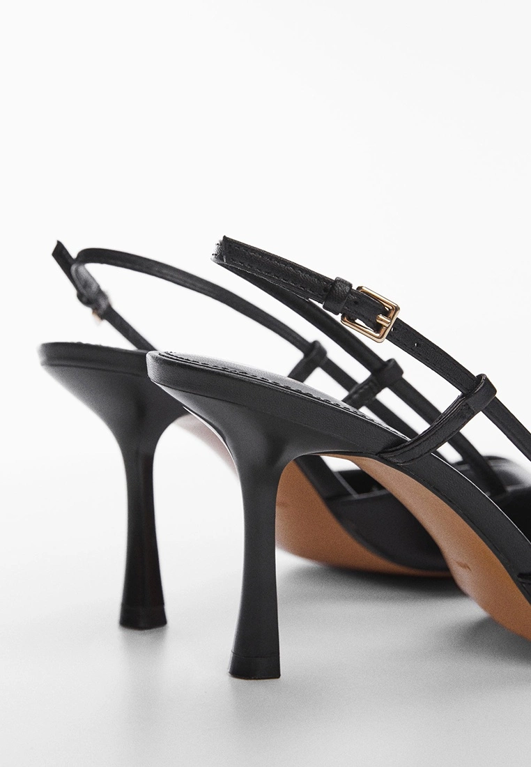 Mango Sling Back Leather Heels 5 Mango Sling Back Leather Heels - Image 3