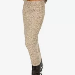 Mango Ribbed Midi Skirt