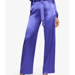 Mango Bow Satin Trousers