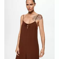 Mango Bow Neck Jumpsuit 11 Mango Bow Neck Jumpsuit -Mango popular store mango 0410 6403426 4