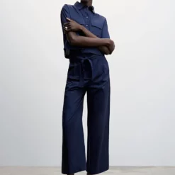 Mango Tie Waist Culottes -Mango popular store mango 0439 0452536 4