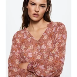 Mango Floral Print Blouse -Mango popular store mango 0439 6803426 3