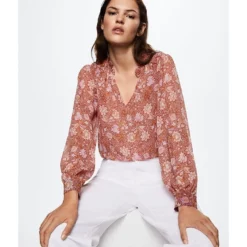 Mango Floral Print Blouse -Mango popular store mango 0439 6803426 4