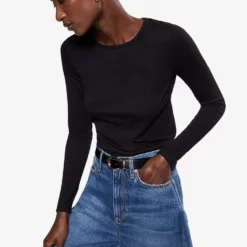 Mango Fine-Knit T-Shirt