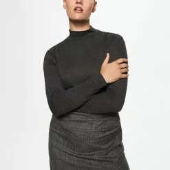 Mango Houndstooth Skirt With Slit 11 Mango Houndstooth Skirt With Slit -Mango popular store mango 0530 1898036 2