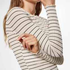 Mango Striped Long Sleeves T-Shirt 14 Mango Striped Long Sleeves T-Shirt -Mango popular store mango 0542 4721136 5