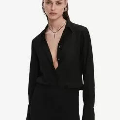 Mango 100% Silk Shirt