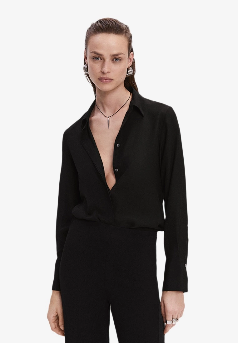 Mango 100% Silk Shirt 3 Mango 100% Silk Shirt