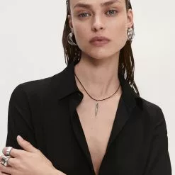 Mango 100% Silk Shirt 11 Mango 100% Silk Shirt -Mango popular store mango 0563 2615146 3