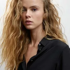 Mango 100% Silk Shirt 12 Mango 100% Silk Shirt -Mango popular store mango 0564 2615146 4