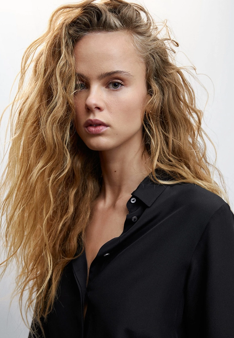 Mango 100% Silk Shirt 6 Mango 100% Silk Shirt - Image 4