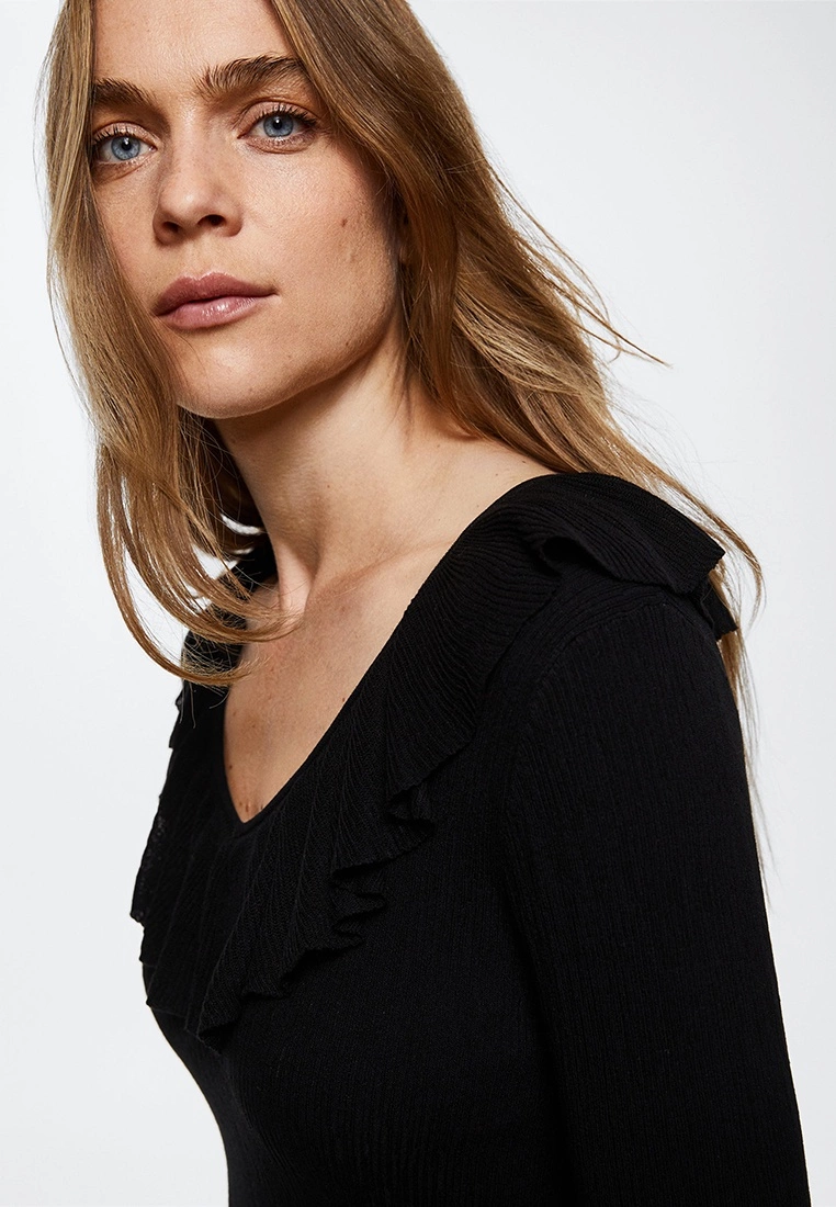 Mango Textured Ruffled Dress 5 Mango Textured Ruffled Dress - Image 3