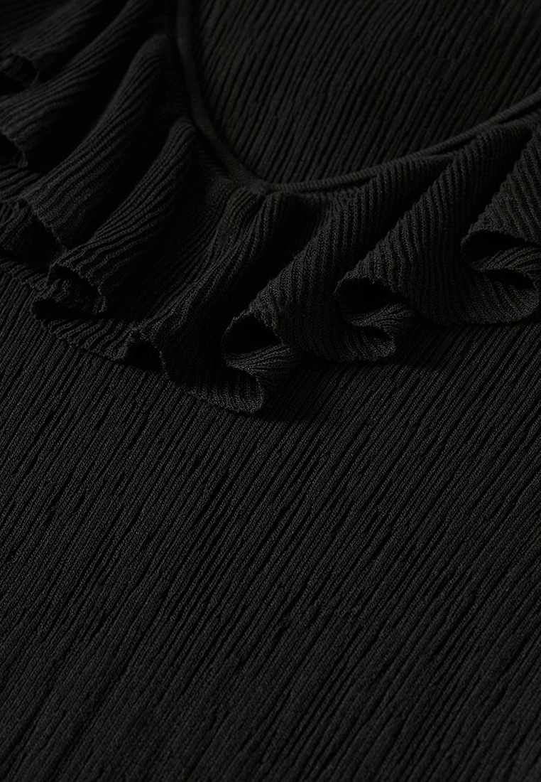 Mango Textured Ruffled Dress 8 Mango Textured Ruffled Dress - Image 6