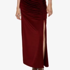 Mango Draped Pencil Skirt