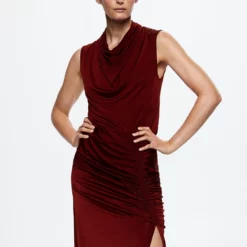 Mango Draped Pencil Skirt -Mango popular store mango 0590 4798036 3