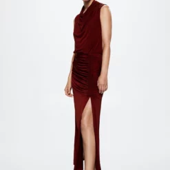 Mango Draped Pencil Skirt -Mango popular store mango 0591 4798036 5