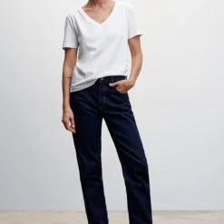 Mango Essential Cotton T-Shirt 13 Mango Essential Cotton T-Shirt -Mango popular store mango 0592 8929046 4