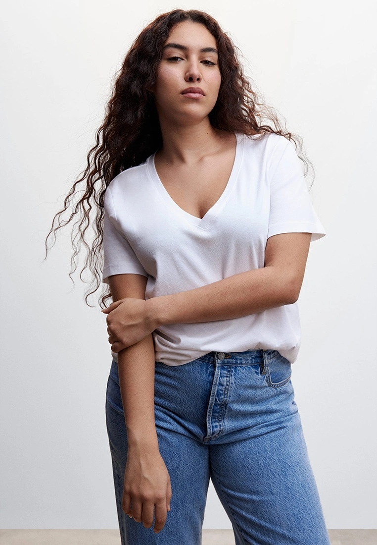 Mango Essential Cotton T-Shirt 7 Mango Essential Cotton T-Shirt - Image 5