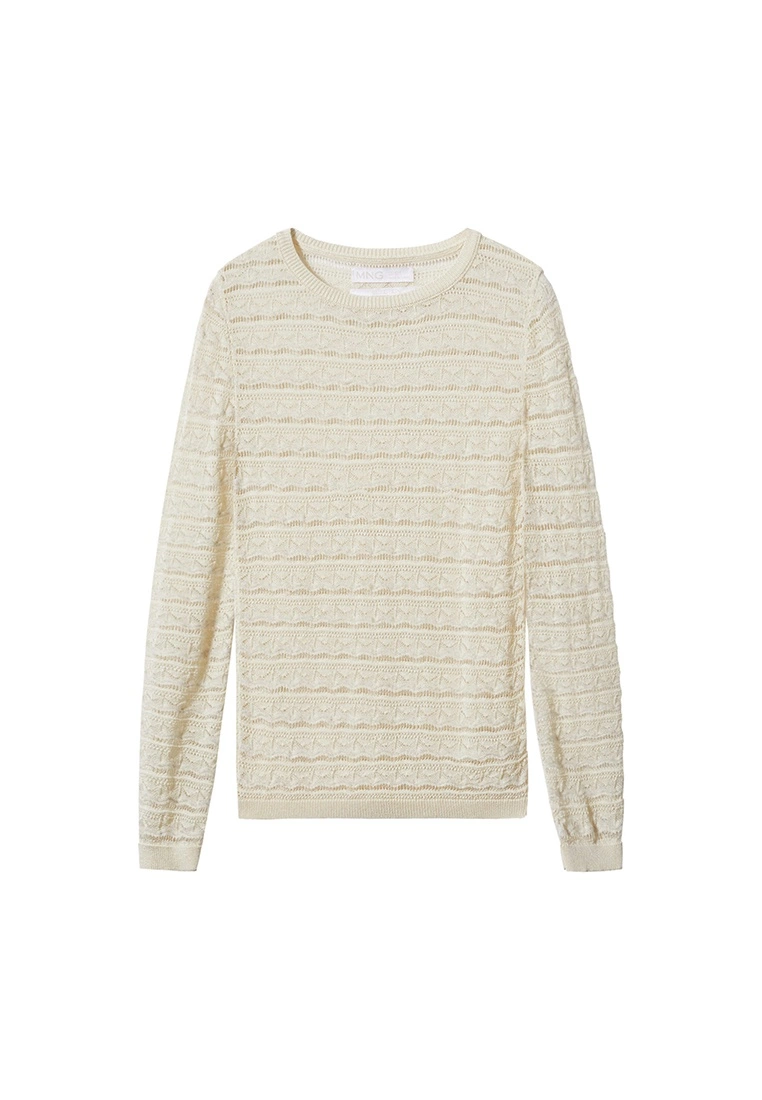 Mango Openwork Knit Sweater 9 Mango Openwork Knit Sweater - Image 7