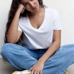 Mango Essential Cotton T-Shirt 15 Mango Essential Cotton T-Shirt -Mango popular store mango 0594 8929046 6