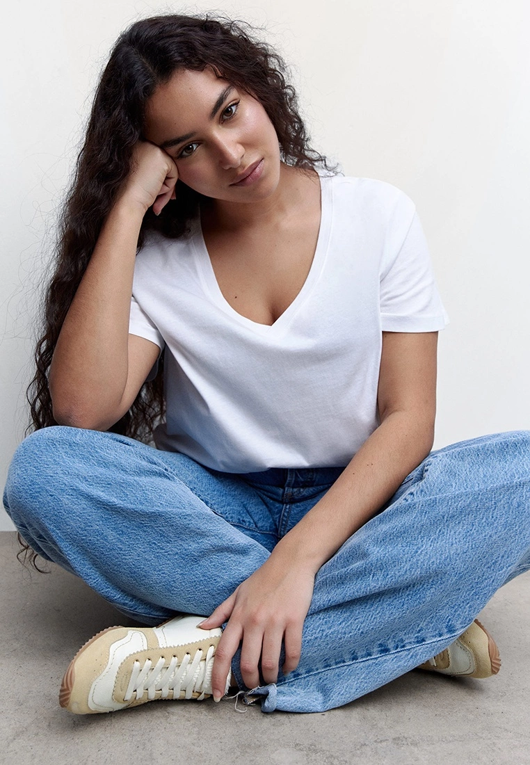 Mango Essential Cotton T-Shirt 8 Mango Essential Cotton T-Shirt - Image 6