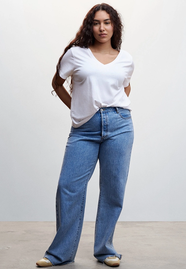 Mango Essential Cotton T-Shirt 9 Mango Essential Cotton T-Shirt - Image 7