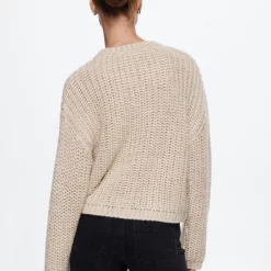 Mango Chunky-Knit Sweater -Mango popular store mango 0605 7517336 2