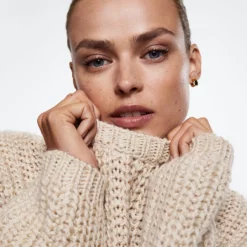 Mango Chunky-Knit Sweater -Mango popular store mango 0605 7517336 3