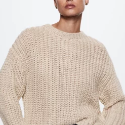 Mango Chunky-Knit Sweater -Mango popular store mango 0606 7517336 4