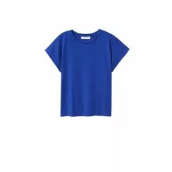Mango Essential Cotton-Blend T-Shirt -Mango popular store mango 0608 7540826 6