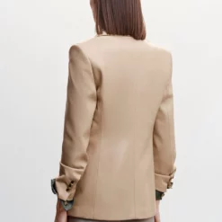 Mango Leather Effect Jacket -Mango popular store mango 0611 9129046 2