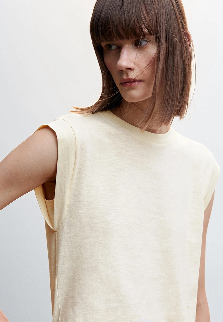 Mango Cropped Cotton T-Shirt 5 Mango Cropped Cotton T-Shirt - Image 3