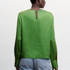 Mango Blouse With Cut-Out Detail -Mango popular store mango 0624 2129046 3