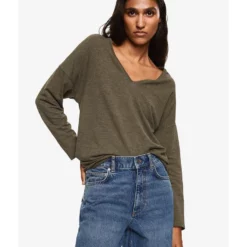 Mango V-Neck T-Shirt