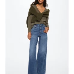 Mango V-Neck T-Shirt 14 Mango V-Neck T-Shirt -Mango popular store mango 0625 4940826 5