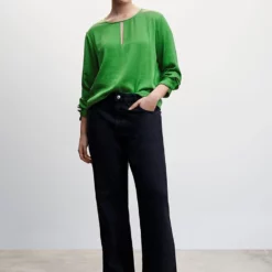 Mango Blouse With Cut-Out Detail -Mango popular store mango 0626 2129046 8