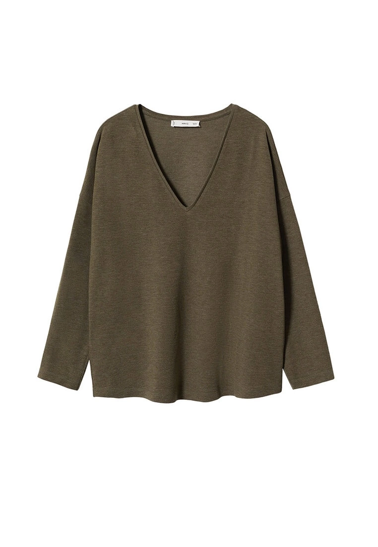 Mango V-Neck T-Shirt 10 Mango V-Neck T-Shirt - Image 8