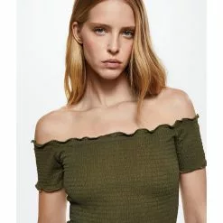 Mango Textured Crop Top 9 Mango Textured Crop Top -Mango popular store mango 0627 9680826 3