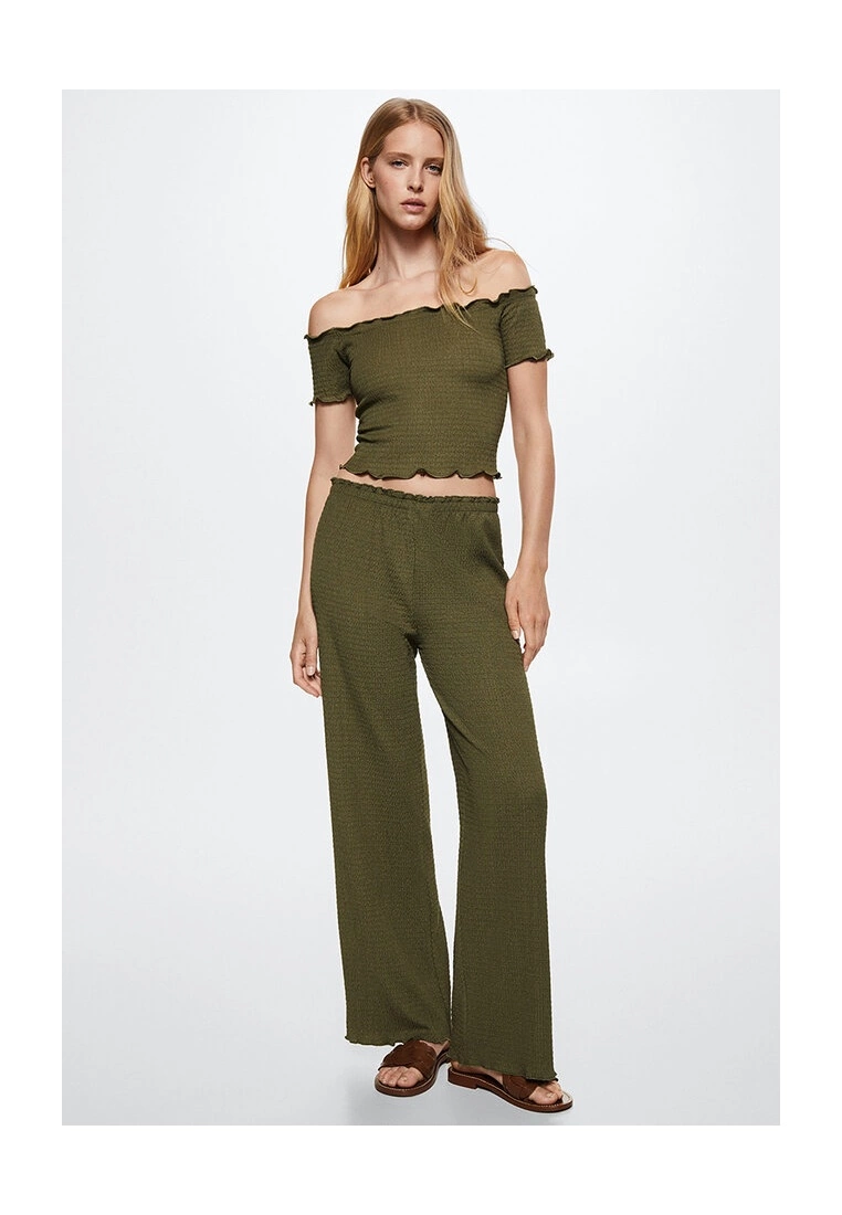 Mango Textured Crop Top 7 Mango Textured Crop Top - Image 5