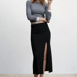 Mango Vent Midi Skirt 14 Mango Vent Midi Skirt -Mango popular store mango 0635 6949046 6