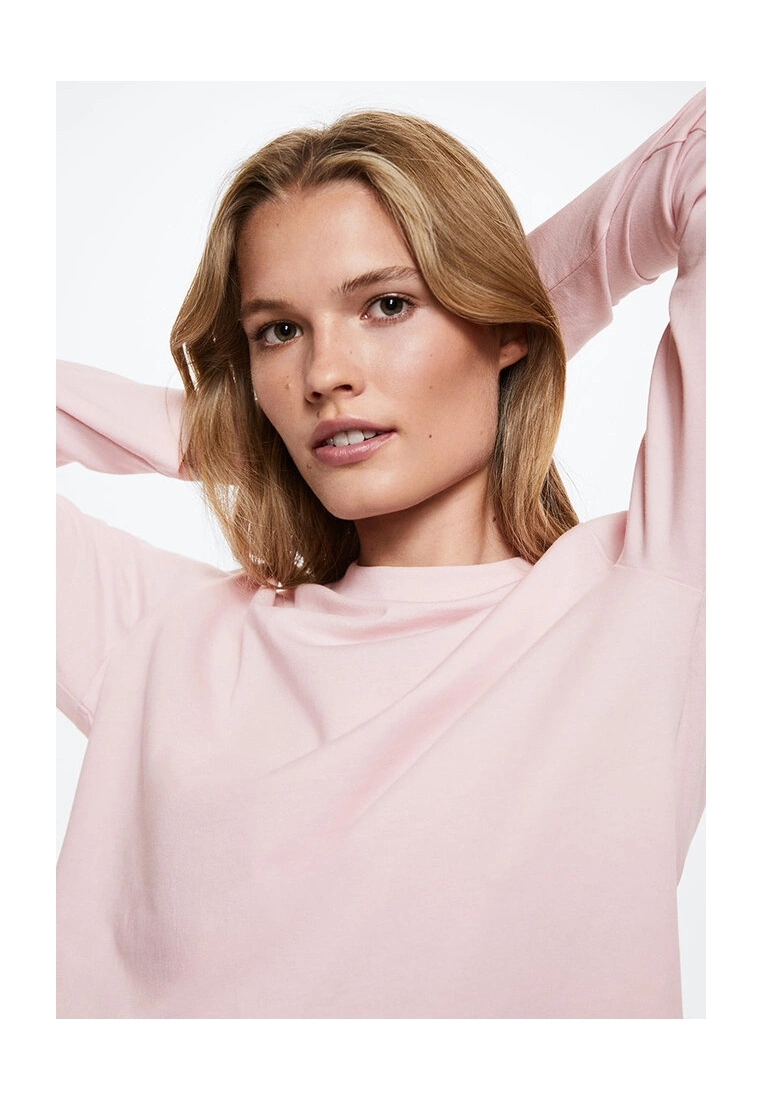 Mango Oversized Long-Sleeved T-Shirt 5 Mango Oversized Long-Sleeved T-Shirt - Image 3