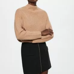 Mango Zip Mini Skirt -Mango popular store mango 0656 0898036 6