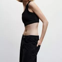 Mango Recycled Cotton Top -Mango popular store mango 0656 9559046 4