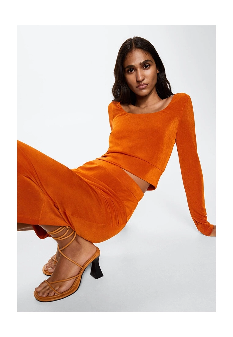 Mango Long-Sleeved Crop Top 6 Mango Long-Sleeved Crop Top - Image 4